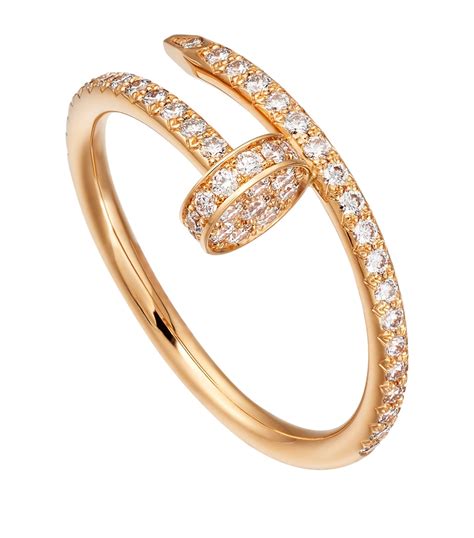 cartier diamond nail ring|juste un clou ring diamonds.